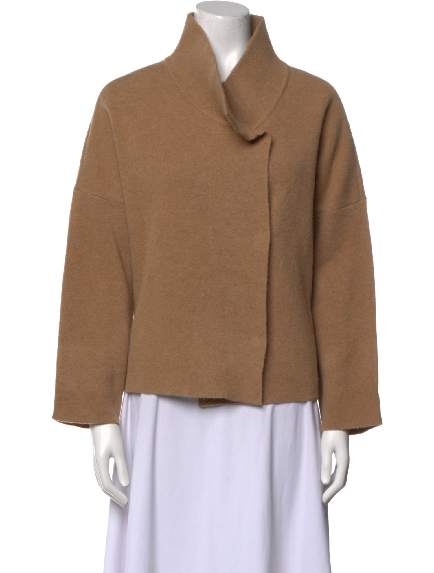 Cuyana Virgin Wool Cowl Neck Sweater